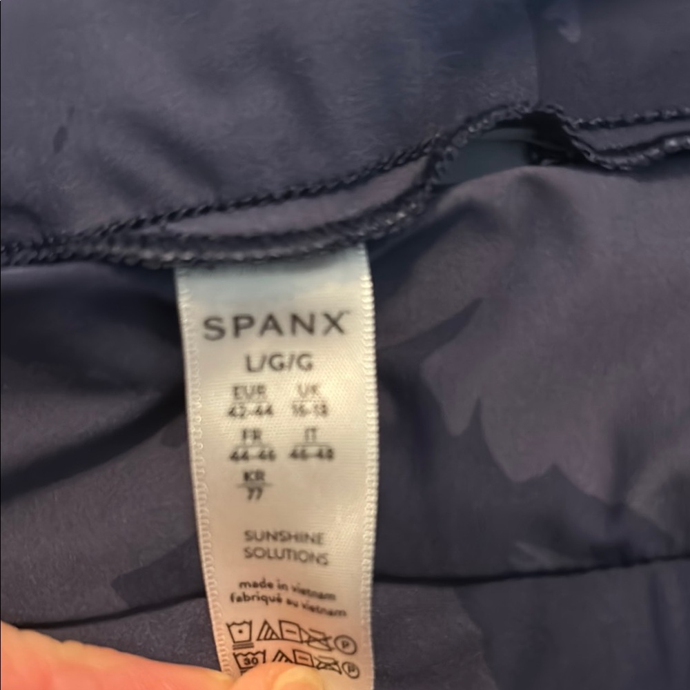 SPANX Blue Skorts with Skort Design - Picture 2 of 3
